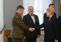 Dalia Grybauskaitė ir Vytautas Jonas Žukas