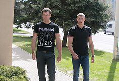 Jevgenijus &Scaron;uklinas ir Henrikas Žustautas