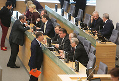Seime pristatyta Vyriausybės veiklos metinę ataskaitą