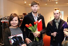 Knygos pristatymo akimirka