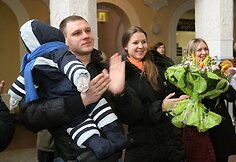 Į Lietuvą iš „Arnold Strongman“ varžybų JAV gryžo Ž.Savickas