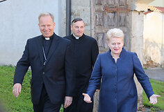 Dalia Grybauskaitė ir Gintaras Gru&scaron;as