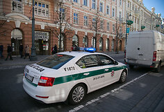 Vilniaus centre policija rūpinosi eismo saugumu
