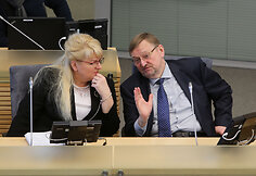 Algimanta Pabedinskienė ir Juozas Bernatonis