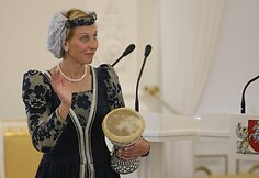 Apdovanojimų akimirka