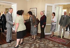 JAV nepriklausomybės dienos proga Amerikos rezidencijoje surengtas svečių priėmimas