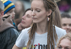 Jubiliejinę Gatvės muzikos dieną Vilniuje vainikavo &bdquo;Drum2gether&ldquo; improvizacija