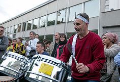 Jubiliejinę Gatvės muzikos dieną Vilniuje vainikavo &bdquo;Drum2gether&ldquo; improvizacija