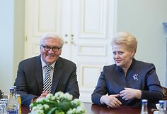 Frankas Valteris &Scaron;teinmejeris ir Dalia Grybauskaitė