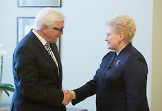 Frankas Valteris &Scaron;teinmejeris ir Dalia Grybauskaitė