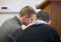 Vykintas Kaziulis teisme