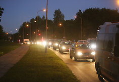 Vilniaus Olandų gatvėje automobilių avarija