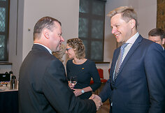 Saulius Skvernelis ir Eugenijus Gentvilas