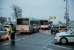 Vilniaus kelių policijos vykdė mar&scaron;rutinio transporto eismo juostos kontrolę
