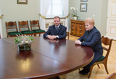 Saulius Skvernelis ir Dalia Grybauskaitė
