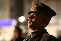 Prie Lietuvos nacionalinio radijo ir televizijos pastato