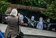 &bdquo;Keulė Rūkė&ldquo; politiniame grafityje &bdquo;valstiečiai&ldquo; lyginami su teroristais