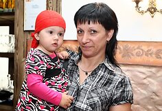 Jonė Grigaravičienė su dukra Goda
