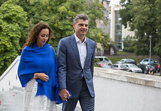 Žilvinas &Scaron;ilgalis ir Kristina Kir&scaron;ytė 