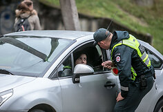 Vilniaus policijos pareigūnai tikrino ar saugiai važami vaikai