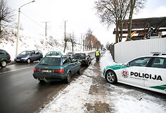 Rytinis kelių policijos reidas Vilniuje