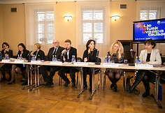 Spaudos konferencijos akimirka