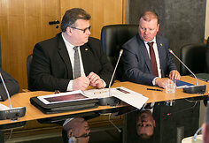 Linas Linkevičius ir Saulius Skvernelis