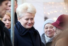 Dalia Grybauskaitė lankėsi mugėje