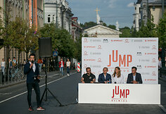 Spaudos konferencijos akimirka