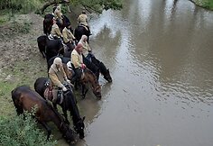 &bdquo;2000 km istorijos&ldquo; žygio akimirka