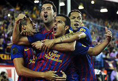 &bdquo;Barcelona&ldquo; futbolininkų triumfas