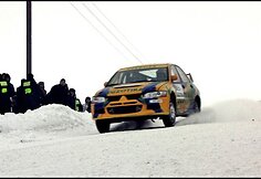 Žiemos ralio akimirka