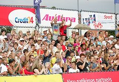 Lietuves finale audringai palaikė žiūrovai.