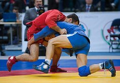 Sambo čempionato akimirka