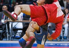 Sambo čempionato akimirka