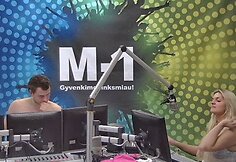 Gintas Vaičikauskas ir Skaiva Jasevičiūtė i&scaron;sirengė tiesioginio eterio metu