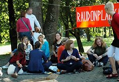 Raudonplaukių dienos akimirka