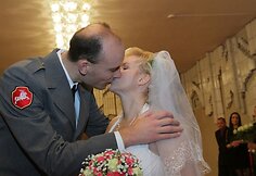 Vestuvių akimirka