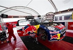„Rally Sweden 2012“. Serviso zona prieš varžybų startą