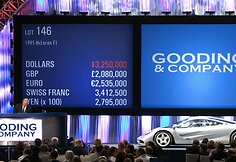 &bdquo;Gooding & Company&ldquo; aukcione parduoti automobiliai