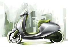 &bdquo;Smart&ldquo; kuriamas elektrinis motoroleris