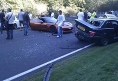 Nuomotu &bdquo;Corvette&ldquo; sukelta avarija Niurburgringe
