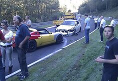 Nuomotu &bdquo;Corvette&ldquo; sukelta avarija Niurburgringe