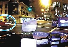 Kraupi „Ferrari 599 GTO“ avarija Singapūre