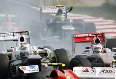 „Formulės-1“ Korėjos Didžiojo Prizo lenktynių akimirka