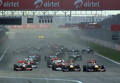 „Formulės-1“ Indijos GP lenktynių startas