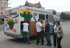 Pasiruošimas žygiui aplink Lietuvą.