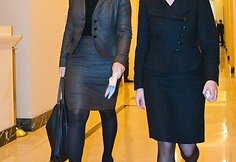 Ingrida Šimonytė (kairėje)