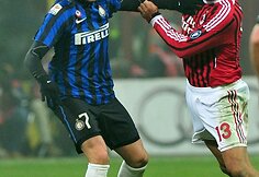 Giampaolo Pazzini (kairėje) ir Alessandro Nesta