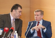 Arvydas Sabonis ir Audronius Ažubalis